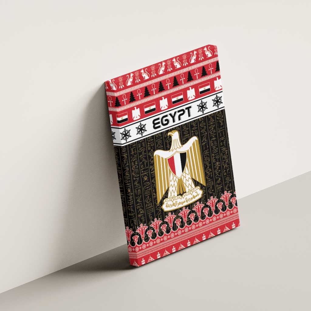 Egypt Christmas Canvas Wall Art Coat Of Arms Eid Milad Majid - Wonder Print Shop