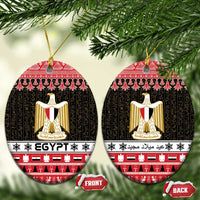 Egypt Christmas Ceramic Ornament Coat Of Arms Eid Milad Majid LT15