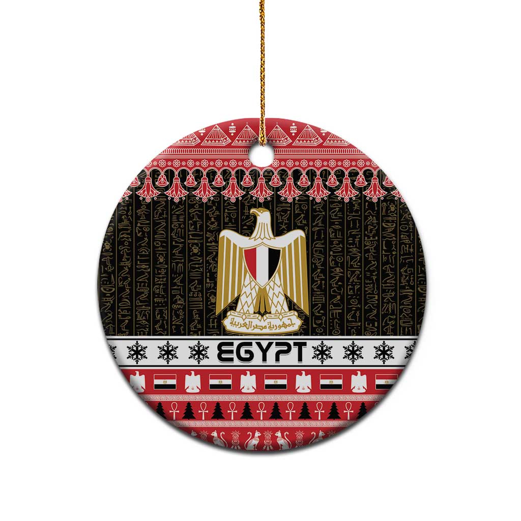 Egypt Christmas Ceramic Ornament Coat Of Arms Eid Milad Majid - Wonder Print Shop