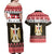 Egypt Christmas Couples Matching Off Shoulder Maxi Dress and Hawaiian Shirt Coat Of Arms Eid Milad Majid - Wonder Print Shop