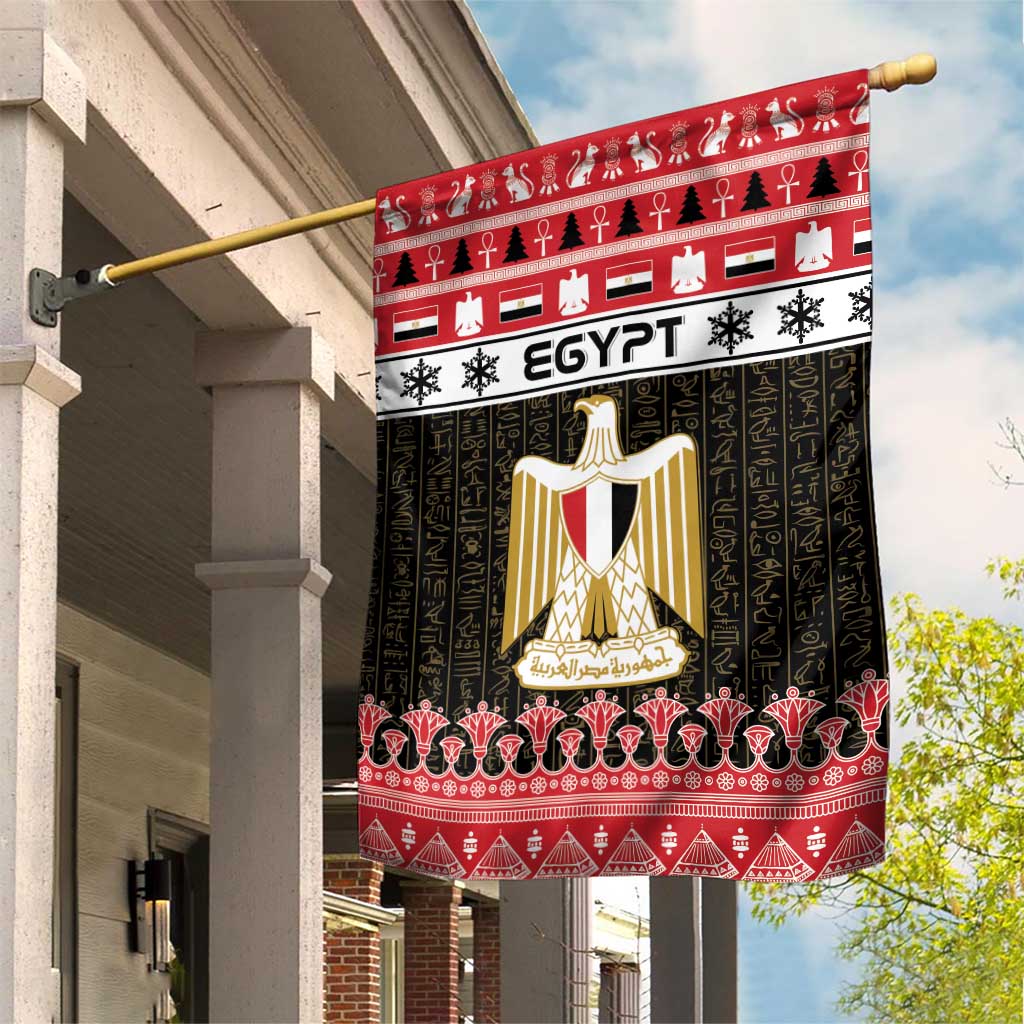 Egypt Christmas Garden Flag Coat Of Arms Eid Milad Majid - Wonder Print Shop