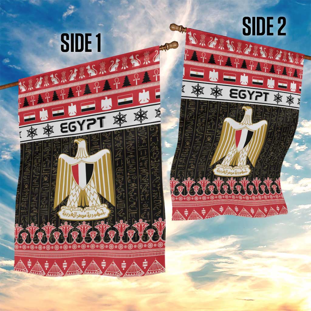 Egypt Christmas Garden Flag Coat Of Arms Eid Milad Majid - Wonder Print Shop