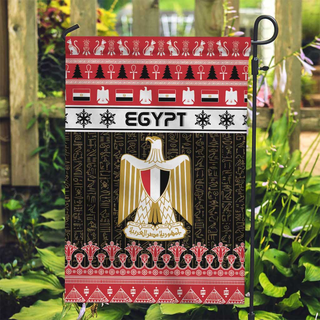 Egypt Christmas Garden Flag Coat Of Arms Eid Milad Majid - Wonder Print Shop