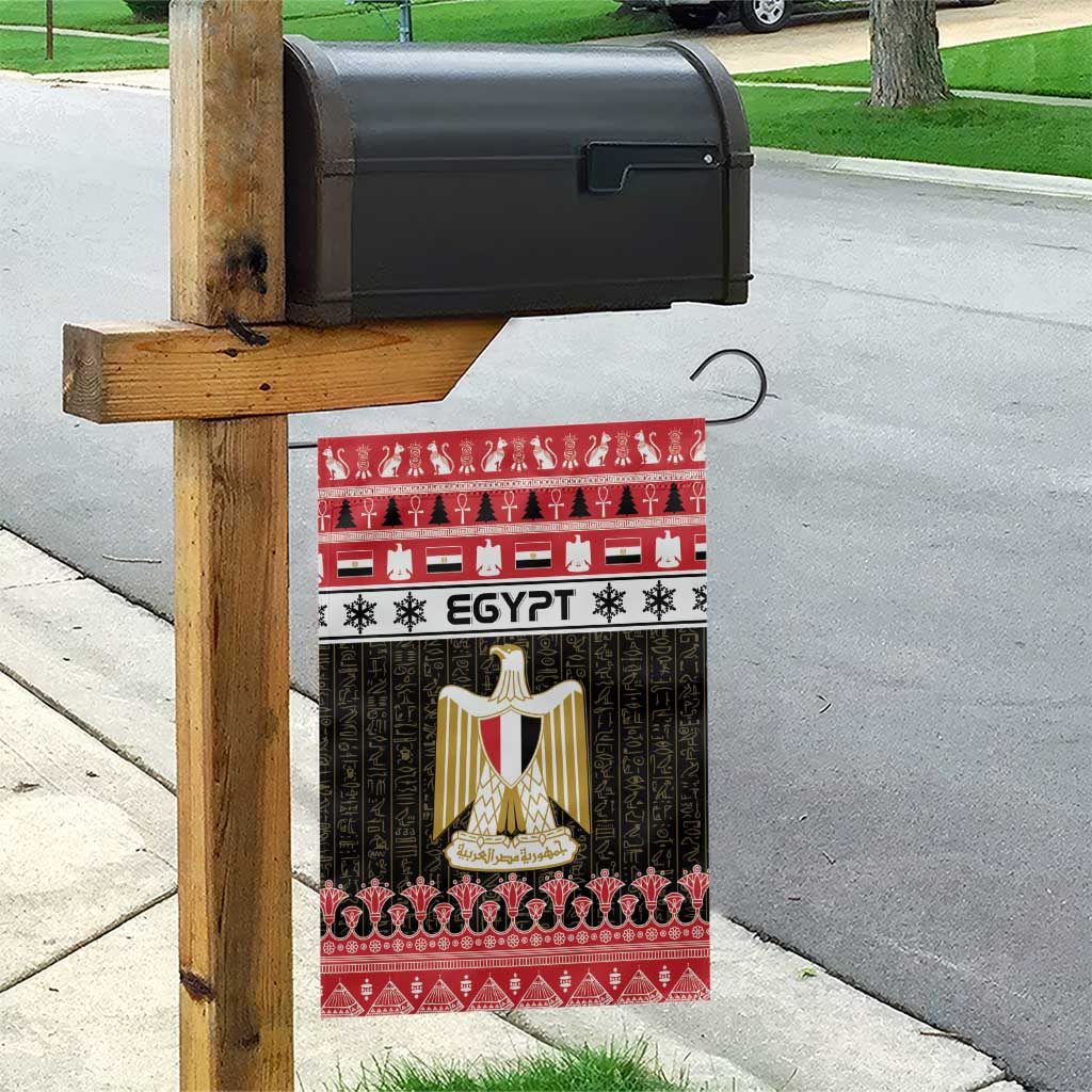 Egypt Christmas Garden Flag Coat Of Arms Eid Milad Majid - Wonder Print Shop