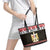 Egypt Christmas Leather Tote Bag Coat Of Arms Eid Milad Majid - Wonder Print Shop