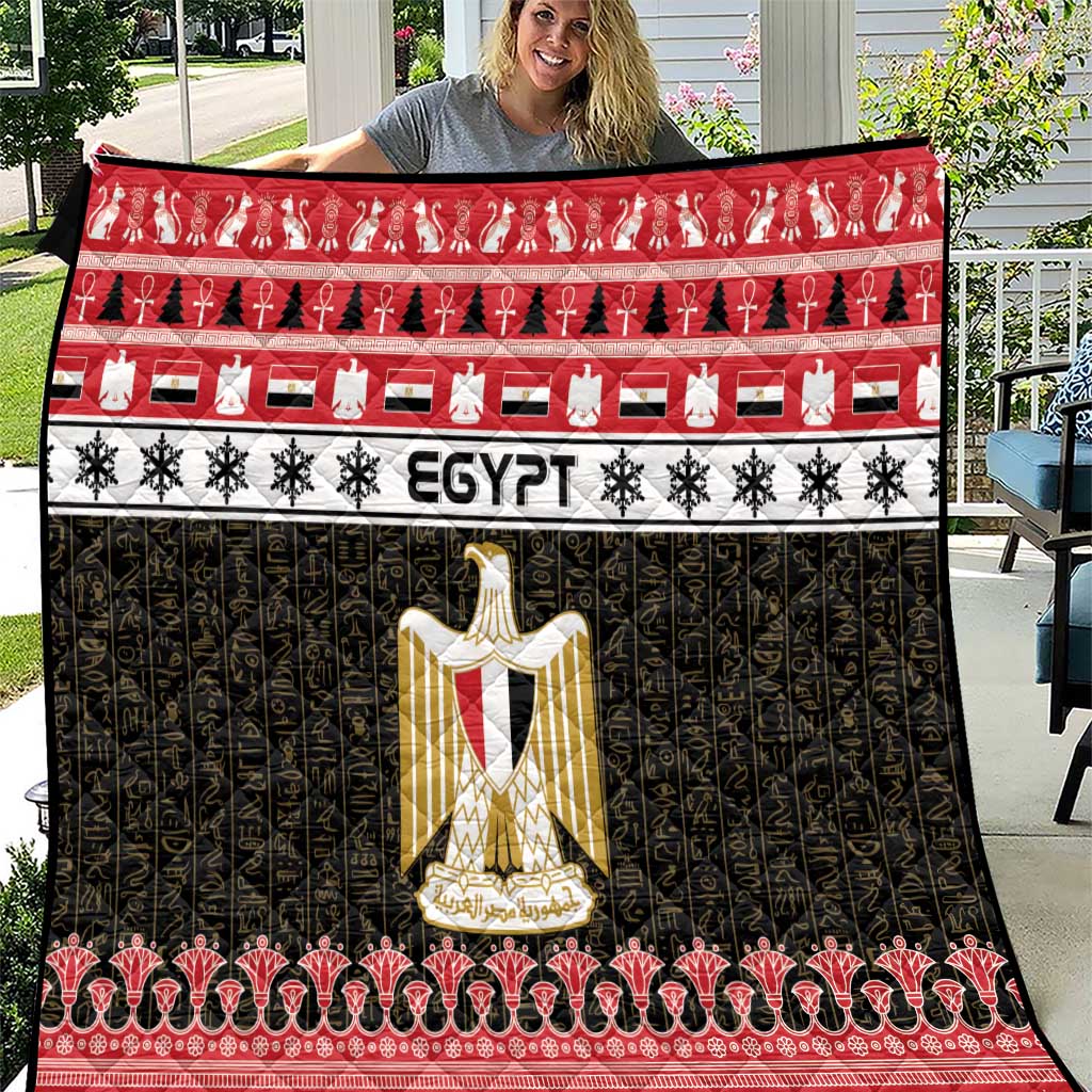 Egypt Christmas Quilt Coat Of Arms Eid Milad Majid - Wonder Print Shop