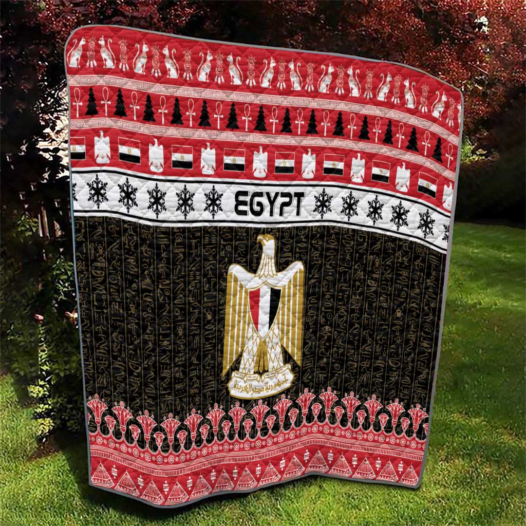 Egypt Christmas Quilt Coat Of Arms Eid Milad Majid - Wonder Print Shop