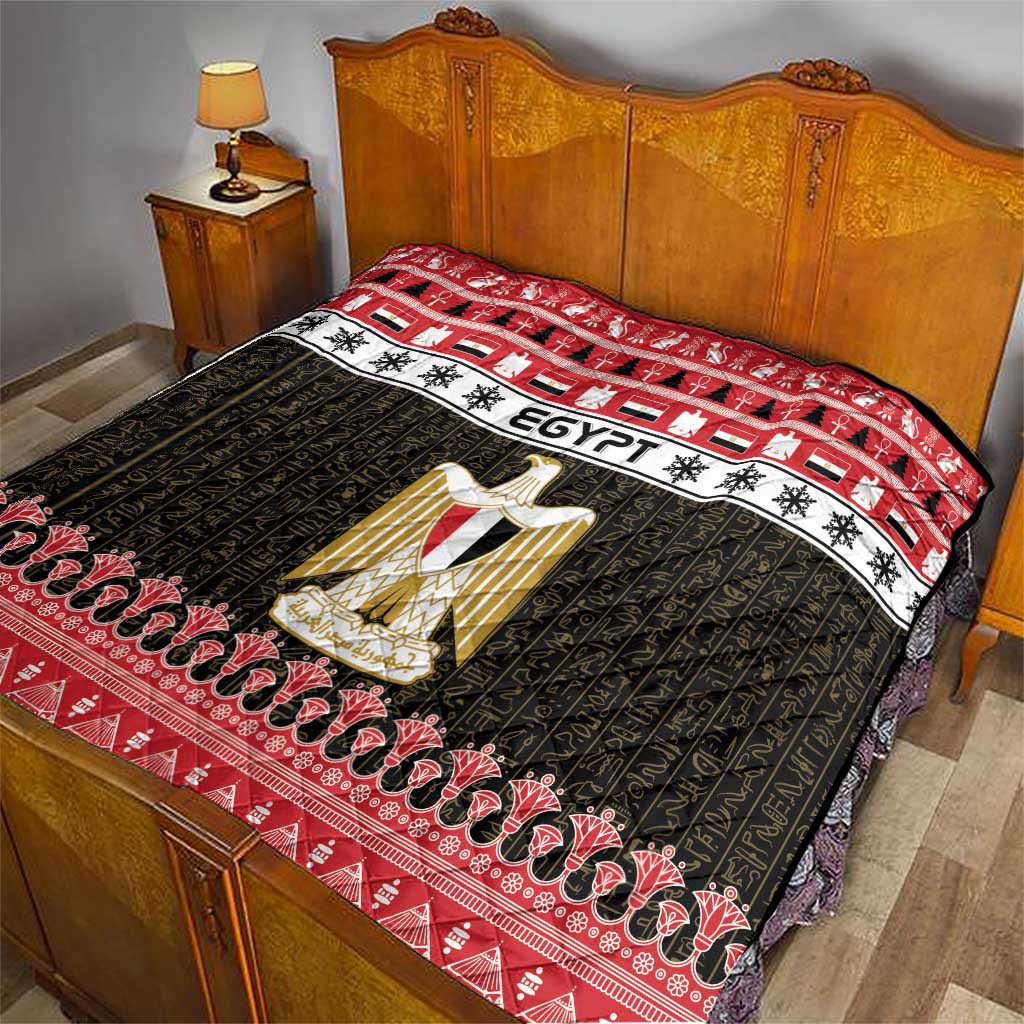 Egypt Christmas Quilt Coat Of Arms Eid Milad Majid - Wonder Print Shop