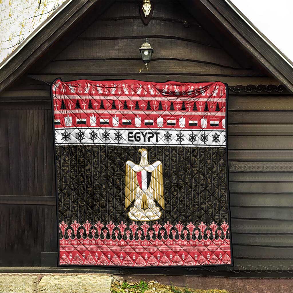 Egypt Christmas Quilt Coat Of Arms Eid Milad Majid - Wonder Print Shop