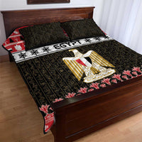 Egypt Christmas Quilt Bed Set Coat Of Arms Eid Milad Majid - Wonder Print Shop