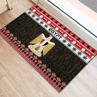 Egypt Christmas Rubber Doormat Coat Of Arms Eid Milad Majid - Wonder Print Shop