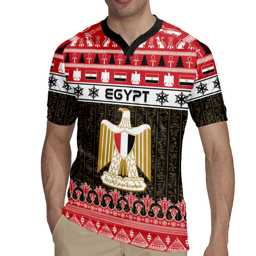 Egypt Christmas Rugby Jersey Coat Of Arms Eid Milad Majid LT15