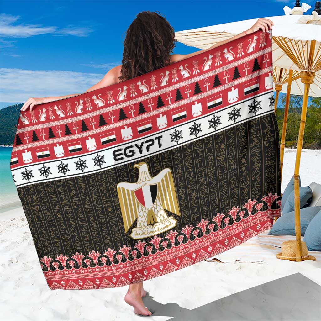 Egypt Christmas Sarong Coat Of Arms Eid Milad Majid - Wonder Print Shop