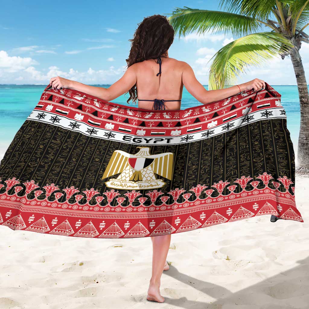 Egypt Christmas Sarong Coat Of Arms Eid Milad Majid - Wonder Print Shop