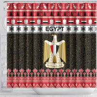 Egypt Christmas Shower Curtain Coat Of Arms Eid Milad Majid