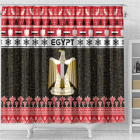 Egypt Christmas Shower Curtain Coat Of Arms Eid Milad Majid