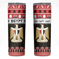 Egypt Christmas Skinny Tumbler Coat Of Arms Eid Milad Majid - Wonder Print Shop