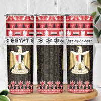 Egypt Christmas Skinny Tumbler Coat Of Arms Eid Milad Majid - Wonder Print Shop