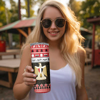 Egypt Christmas Skinny Tumbler Coat Of Arms Eid Milad Majid - Wonder Print Shop