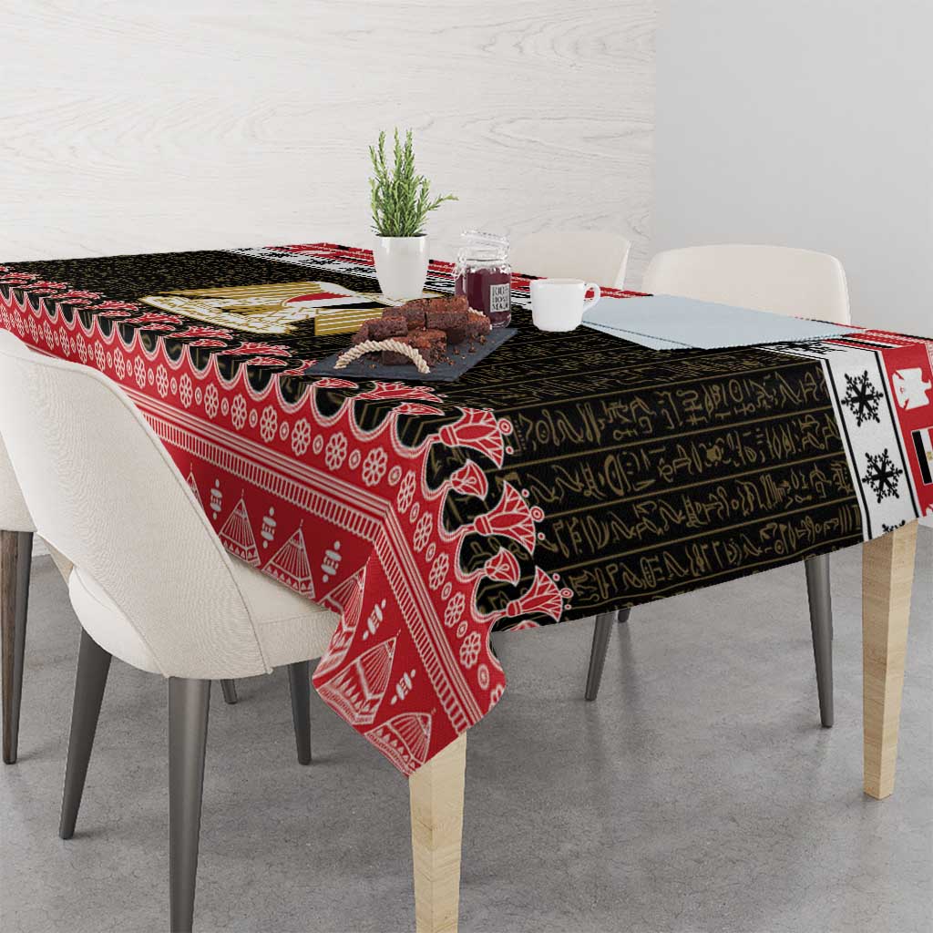 Egypt Christmas Tablecloth Coat Of Arms Eid Milad Majid - Wonder Print Shop
