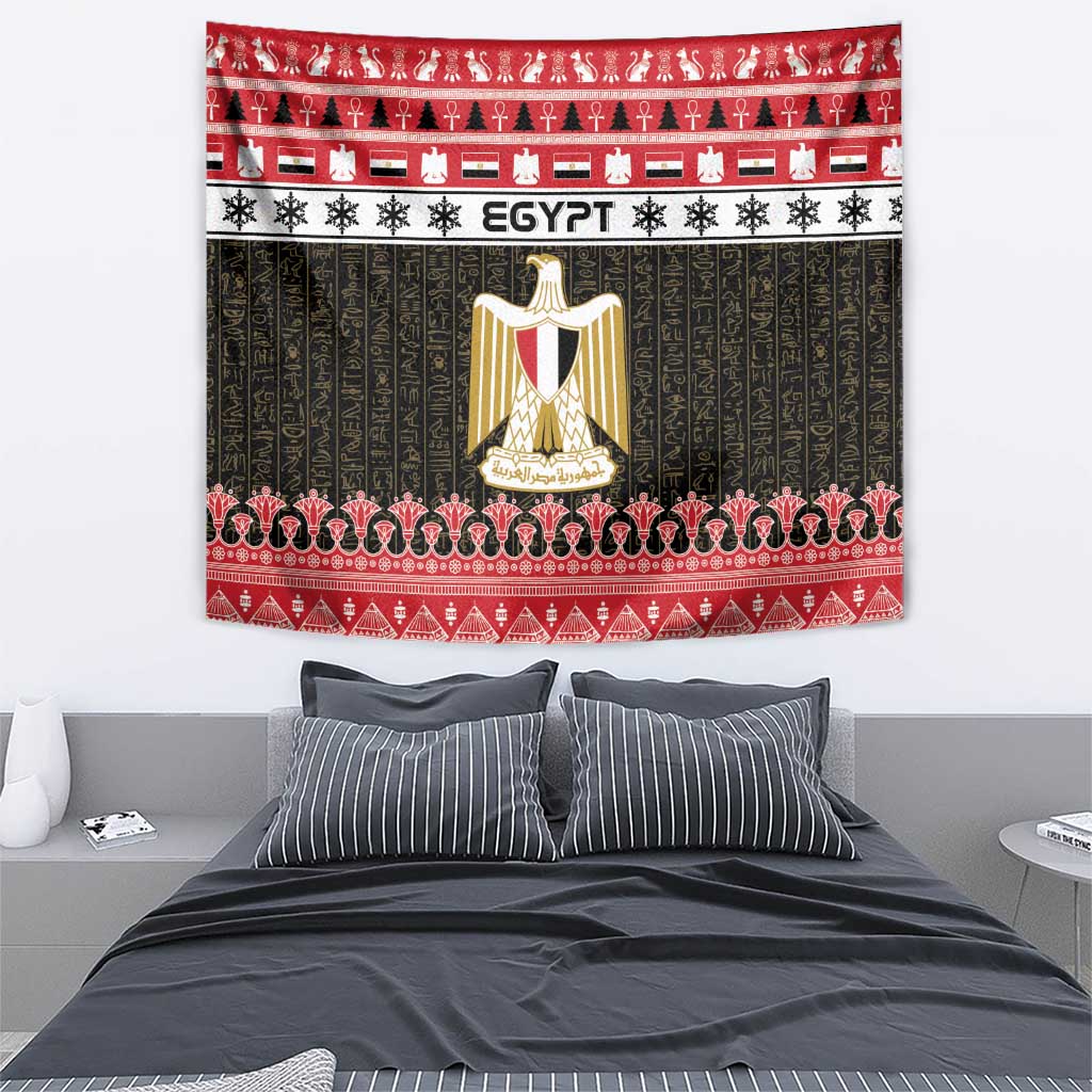 Egypt Christmas Tapestry Coat Of Arms Eid Milad Majid - Wonder Print Shop