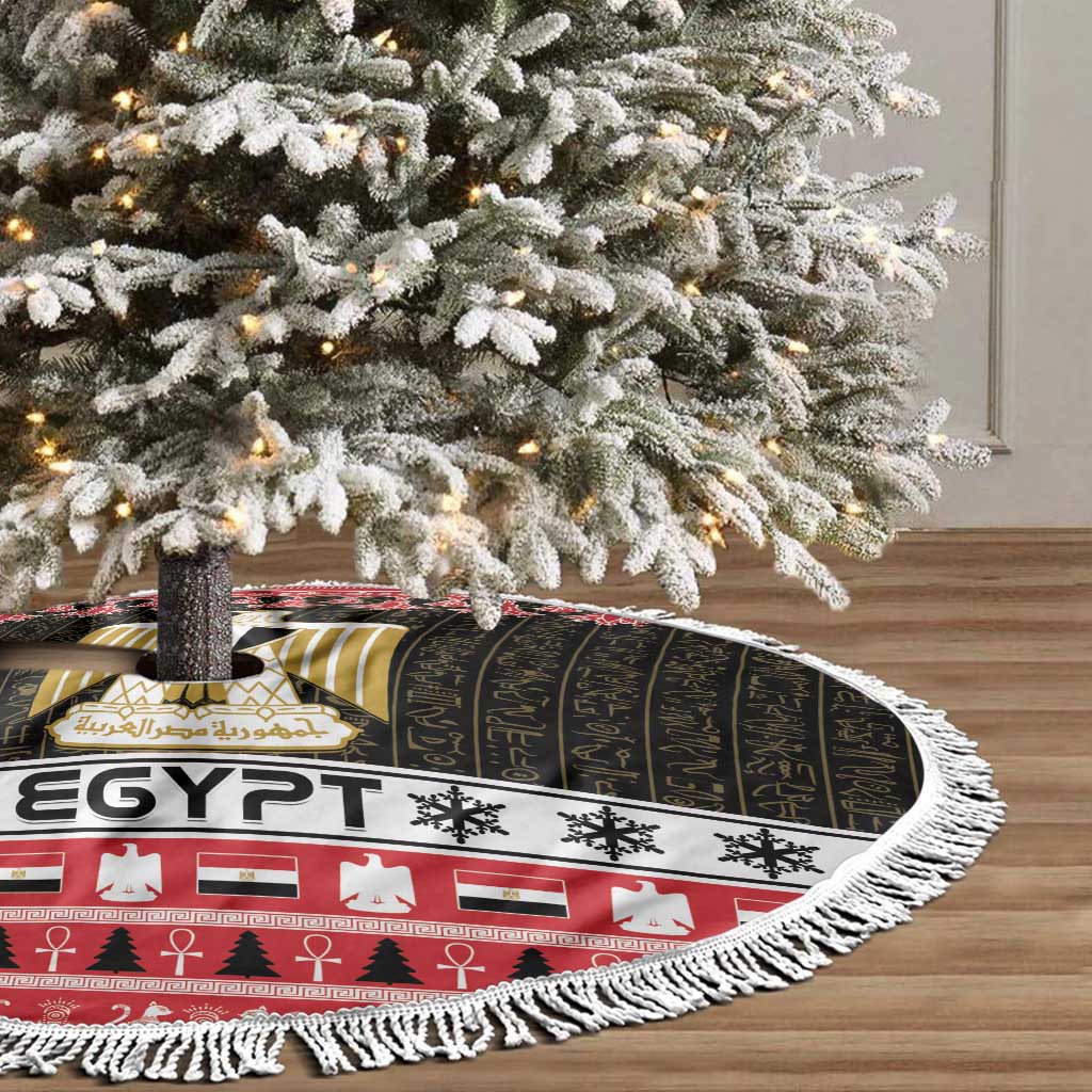 Egypt Christmas Tree Skirt Coat Of Arms Eid Milad Majid LT15