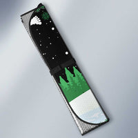 Funny Bigfoot 67 Six Seven Christmas Auto Sun Shade Squatching Through The Snow - Wonder Print Shop
