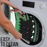 Funny Bigfoot 67 Six Seven Christmas Bathroom Set Squatching Through The Snow - Wonder Print Shop