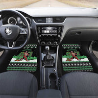Funny Bigfoot 67 Six Seven Christmas Car Mats Squatching Through The Snow - Wonder Print Shop
