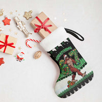 Funny Bigfoot 67 Six Seven Christmas Stocking Squatching Through The Snow - Wonder Print Shop