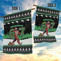 Funny Bigfoot 67 Six Seven Christmas Garden Flag Squatching Through The Snow - Wonder Print Shop