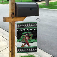 Funny Bigfoot 67 Six Seven Christmas Garden Flag Squatching Through The Snow - Wonder Print Shop