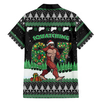Funny Bigfoot 67 Six Seven Christmas Hawaiian Shirt Squatching Through The Snow - Wonder Print Shop