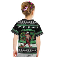 Funny Bigfoot 67 Six Seven Christmas Kid T Shirt Squatching Through The Snow - Wonder Print Shop