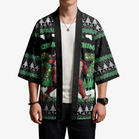 Funny Bigfoot 67 Six Seven Christmas Kimono Squatching Through The Snow - Wonder Print Shop