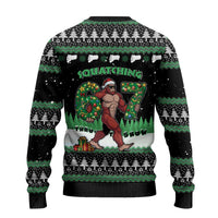 Funny Bigfoot 67 Six Seven Christmas Ugly Christmas Sweater Squatching Through The Snow - Wonder Print Shop