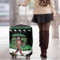 Funny Bigfoot 67 Six Seven Christmas Luggage Cover Squatching Through The Snow - Wonder Print Shop