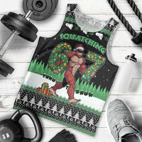 Funny Bigfoot 67 Six Seven Christmas Men Tank Top Squatching Through The Snow - Wonder Print Shop