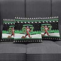 Funny Bigfoot 67 Six Seven Christmas Pillow Cover Squatching Through The Snow - Wonder Print Shop