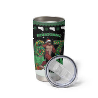 Funny Bigfoot 67 Six Seven Christmas Tumbler Cup Squatching Through The Snow - Wonder Print Shop