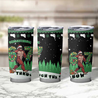 Funny Bigfoot 67 Six Seven Christmas Tumbler Cup Squatching Through The Snow - Wonder Print Shop