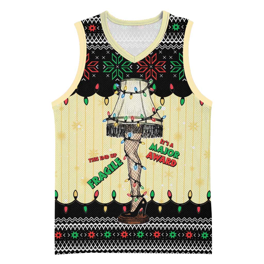 Christmas Story Basketball Jersey Fragile Leg Lamp - Wonder Print Shop