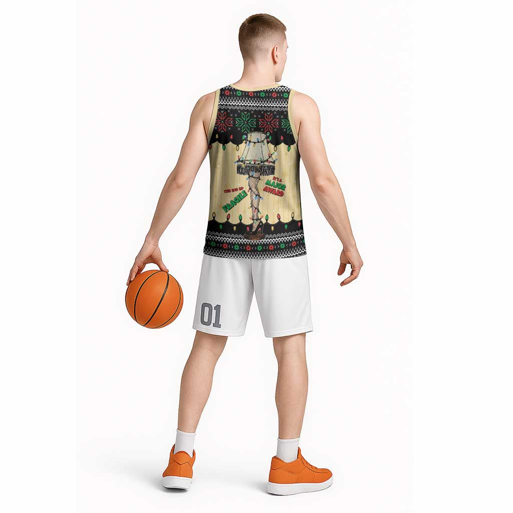 Christmas Story Basketball Jersey Fragile Leg Lamp - Wonder Print Shop