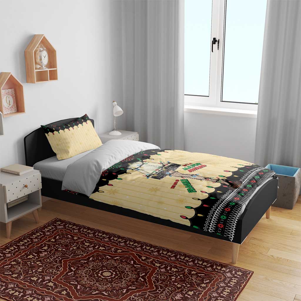 Christmas Story Bedding Set Fragile Leg Lamp - Wonder Print Shop