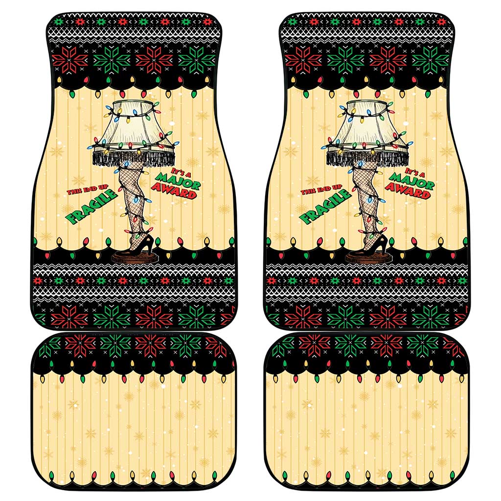 Christmas Story Car Mats Fragile Leg Lamp - Wonder Print Shop
