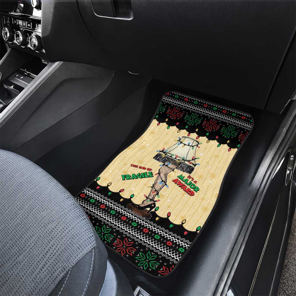 Christmas Story Car Mats Fragile Leg Lamp - Wonder Print Shop