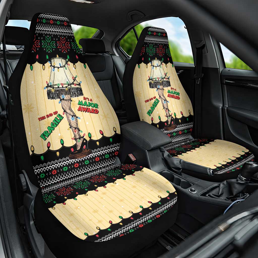 Christmas Story Car Seat Cover Fragile Leg Lamp - Wonder Print Shop