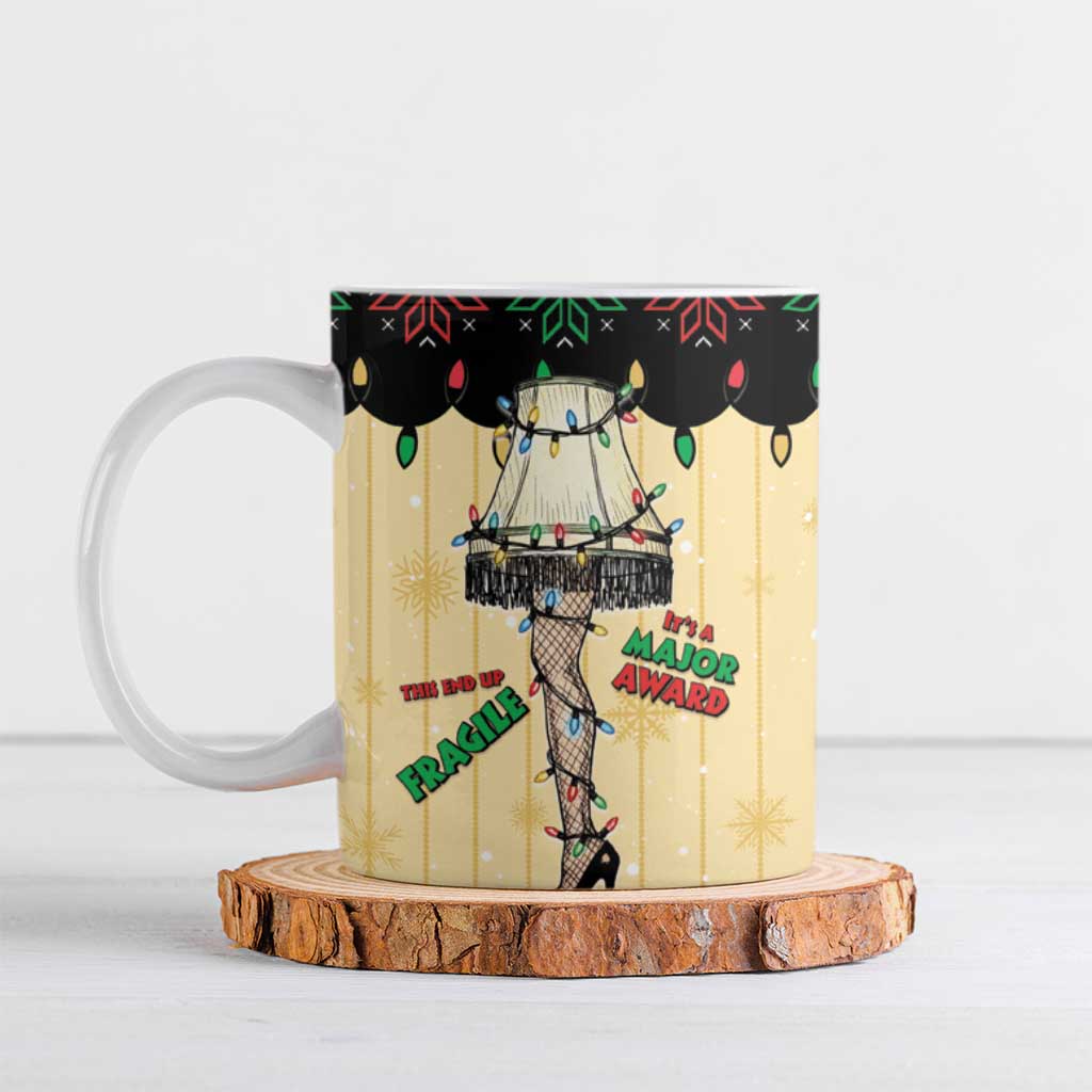 Christmas Story Ceramic Mug Fragile Leg Lamp - Wonder Print Shop