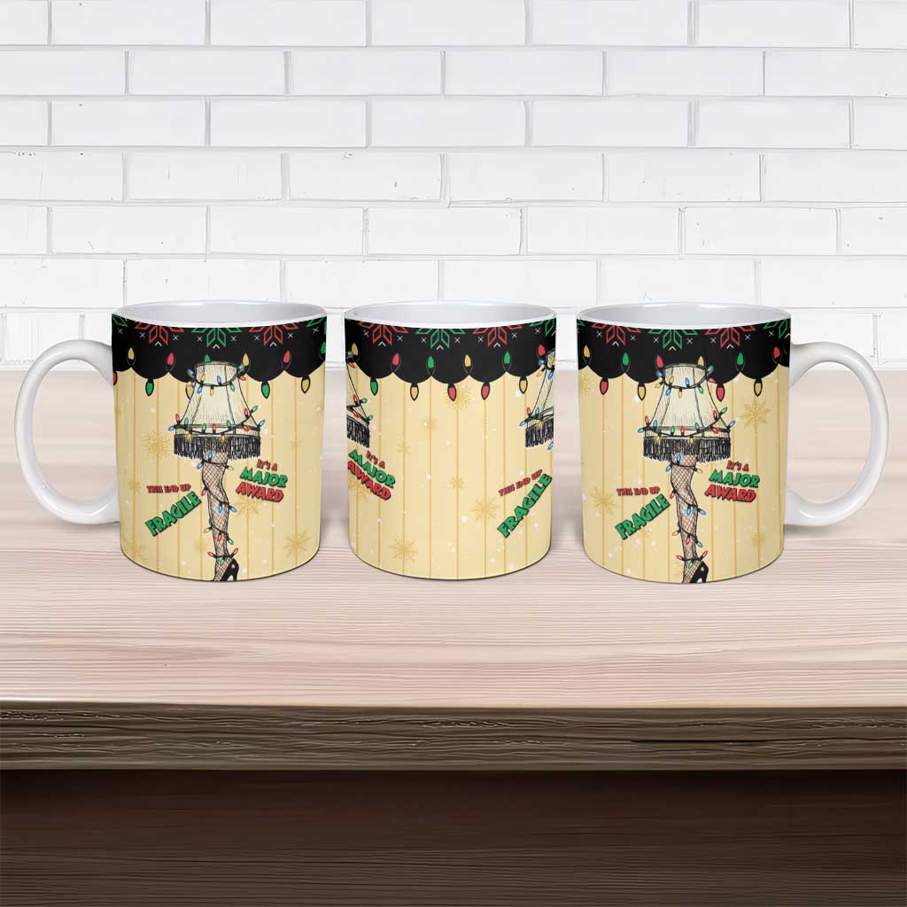 Christmas Story Ceramic Mug Fragile Leg Lamp - Wonder Print Shop