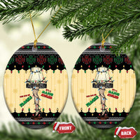 Christmas Story Ceramic Ornament Fragile Leg Lamp - Wonder Print Shop